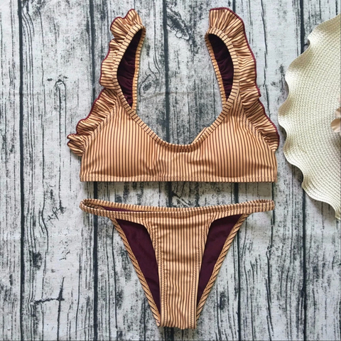 Купальник STRIPE BEIGE