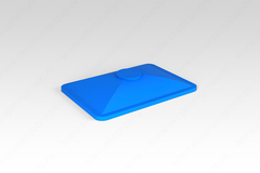 Крышка Ванны ЭкоПром К(169x120x17см;синий) - арт.555670