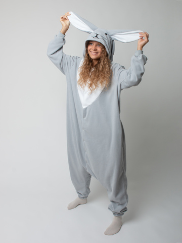 Пижама кигуруми  взрослый "Кролик " символ 2023 года.