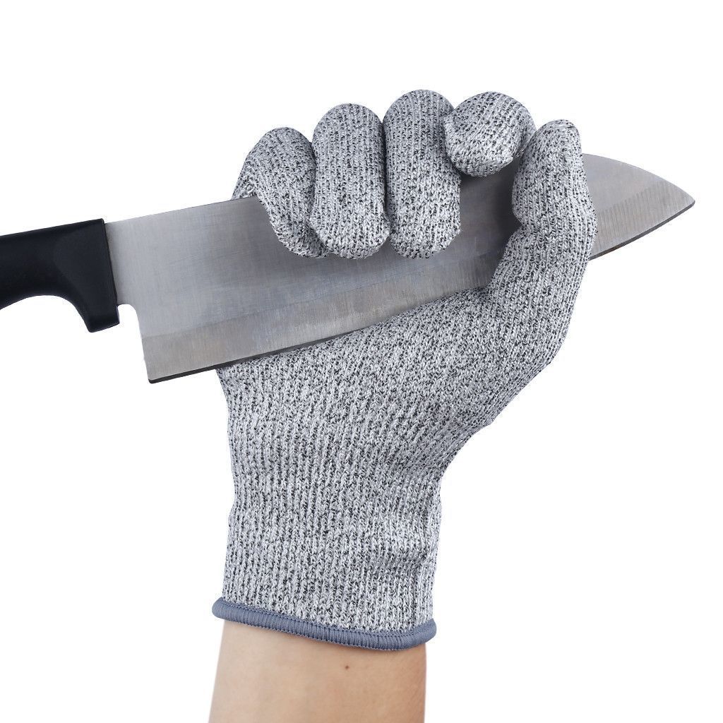 Защитные перчатки от порезов Cut Resistant Gloves серые