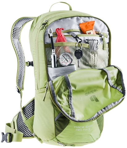 Картинка рюкзак велосипедный Deuter Race EXP Air 14+3 pistachio-pine - 8