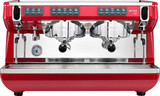 фото 1 Рожковая кофемашина Nuova Simonelli Appia Life 2Gr V 220V red economizer+high groups (165649) на profcook.ru