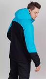 Премиальный теплый лыжный костюм Nordski Mount Blue-Black мужской