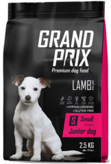 Grand Prix сухой корм для щенков мелких и миниатюрных пород (ягненок) 2,5кг