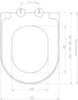 BOCCHI V-Tondo Rimless 1417-001-0129 Унитаз подвесной белый глянцевый, с микролифтом