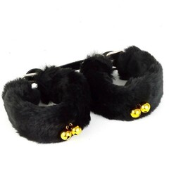 Наручники с бубенчиками, черные