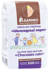 Garnec смесь Шоколадный торт без глютена 500 гр