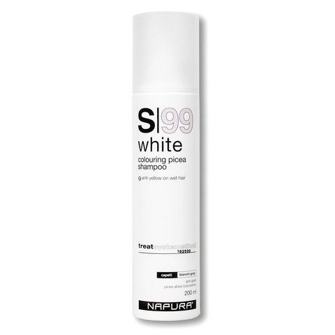 NAPURA Coloring S99 White shampoo Оттеночный шампунь для холодных блондов (SLS free) 200 мл купить за 2590 руб