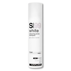 NAPURA Coloring S99 White shampoo Оттеночный шампунь для холодных блондов (SLS free) 200 мл