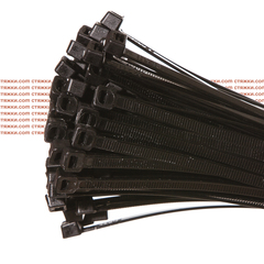 Стяжка - хомут кабельная нейлоновая КСС 5х450 черные — 100 шт/уп