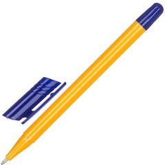 Ручка шариковая неавтоматическая Attache Economy Trinity оран.к.син0.5мм