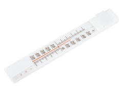 60-0-301 Термометр оконный наружный ТСН-14/1 на липучке, от -50°C до +50°C, 220х18мм (Россия)