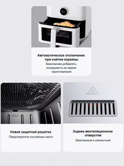 Аэрогриль Xiaomi Mi Smart Air Fryer 5.5L MAF15 Белый (BHR8238EU)