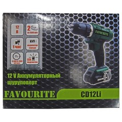 Шуруповерт FAVOURITE CD12Li