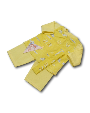 Пижама трикотажная - Желтый. Одежда для кукол, пупсов и мягких игрушек.