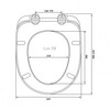 Berges 010605 сиденье для унитаза Lux SB duroplast  микролифт, пластик
