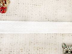 Лента киперная, хлопок, ш. 1,5 см, белый