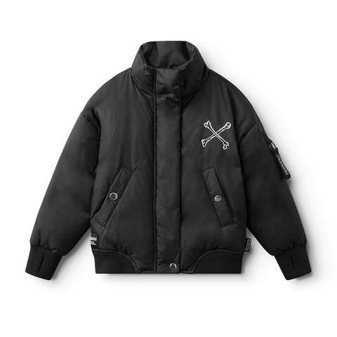 Куртка NUNUNU для девочек и мальчиков (Cross Bone Down Black)