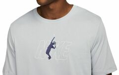Теннисная футболка Nike Court Dri-Fit Short Sleeve T-Shirt - wolf grey