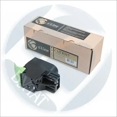 Тонер-картридж БУЛАТ s-Line 71B50Y0, 71B0040 для Lexmark CS317, CX317, CS517, CX517 (Жёлтый, 2300 стр.)