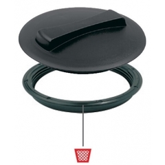 Крышка для емкости D250мм резьбовая без дыхательного клапана пластик Италия ЭкоПром(0кг;) - арт.557345