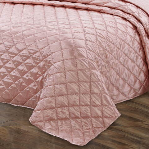 Покрывало 240x260 и 2 наволочки 50х70 Sofi De MarkO Паола розовое