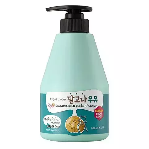 Welcos Kwailnara Dalgona (Suga candy) Milk Body Cleanser Гель для душа с ароматом дальгона