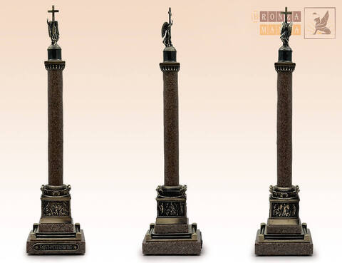 фигурка Александровский столп средний гранит