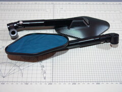 Зеркала на мотоцикл чёрные rizoma