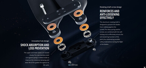Пропеллер полимерный складной MF 3424 P T-Motor (пара)