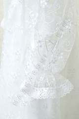 Анастасия (3 пр., Крестильный набор для ДЕВОЧКИ) (Белый, 3-6 мес)