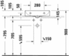 Раковина мебельная Duravit DuraSquare 2353500073