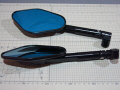 Зеркала на мотоцикл чёрные rizoma