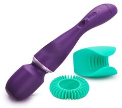 Фиолетовый вибратор-жезл We-Vibe Wand - 