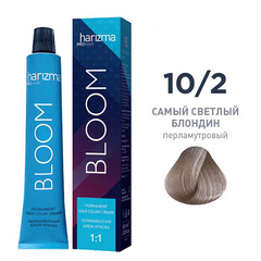 Крем-краска для волос Harizma Bloom 10/2, самый светлый блондин - перламутровый, 100 мл (h31020)