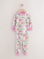 Пижама для девочки Next AH6-485, Белый, Розовый