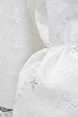 Анастасия (3 пр., Крестильный набор для ДЕВОЧКИ) (Белый, 3-6 мес)