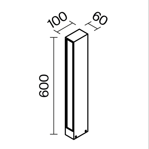 Ландшафтный светодиодный светильник Maytoni Hof O422FL-L12GF