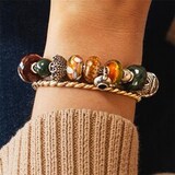 Бусина "Оттенки урожая"