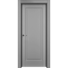 Межкомнатная дверь эмаль Оксфорд серая глухая