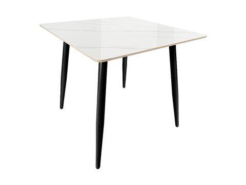 Стол Uni-Form-S.2B SBlack/White Gloss Marble 727*800*800