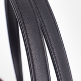 Сумка Саломея 341 гладкий бордо + черный