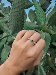Кольцо Basic Mini Green