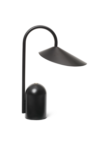 Настольная лампа Ferm Living Arum Portable Lamp, Black, черный