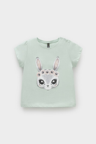 фуфайка  для девочки  КР 302702/пастельно-зеленый к543