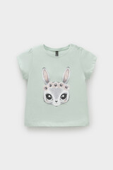 фуфайка  для девочки  КР 302702/пастельно-зеленый к543