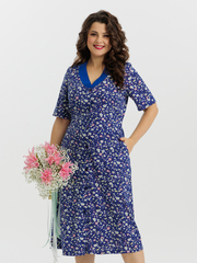 4534 Халат на пуговицах