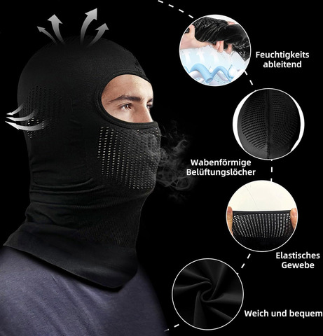 Картинка балаклава Skully Wear BLA-130 black - 8