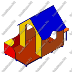 ИГРОВОЙ ДОМИК С КРЫЛЬЦОМ