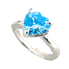 Кольцо Blue Heart